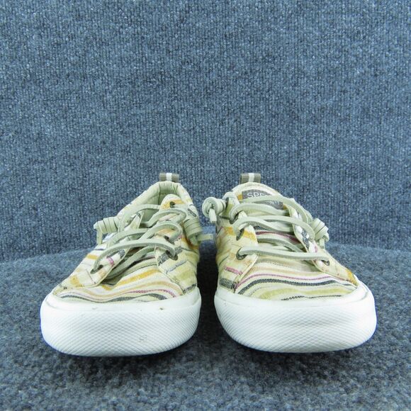 SPERRY Pier Wave Woven Women Boat Shoe Multicolor Fabric Lace Up Size 6.5 Medium - Picture 2 of 10